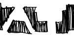 Negative Space Font for Youth Ministry